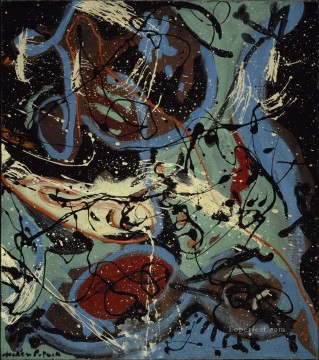 Jackson Pollock Painting - Composición con Pouring II Jackson Pollock